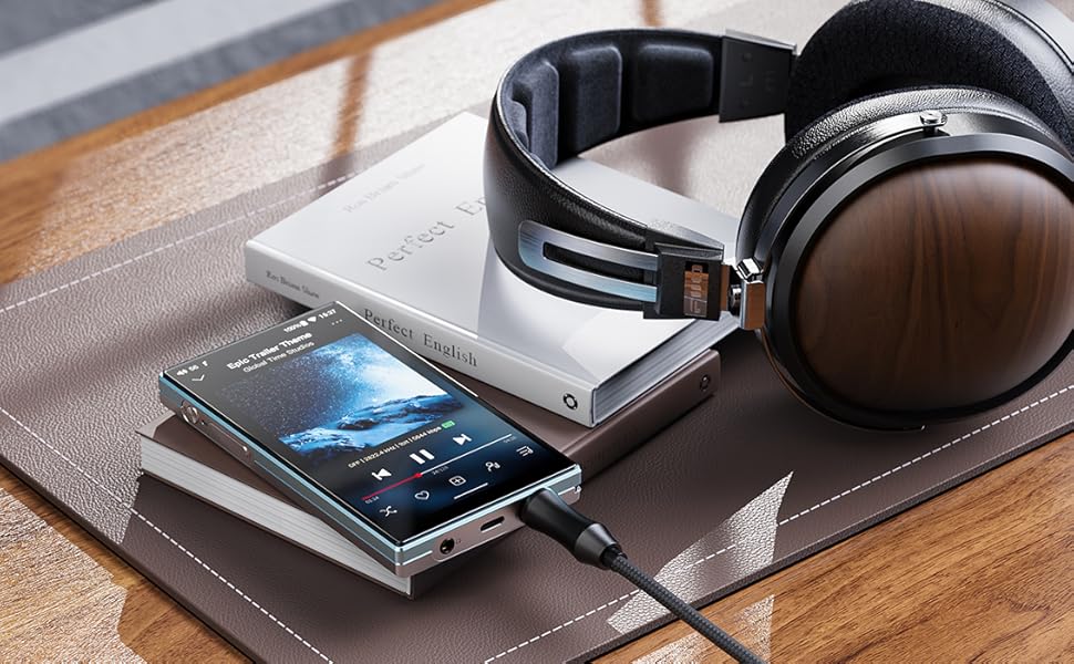 FiiO JM21 - Аудіопрогравач Android 13 Hi-Res з Snapdragon 680, Bluetooth, WiFi, USB DAC, 12.5 годин роботи (Himmelblau)