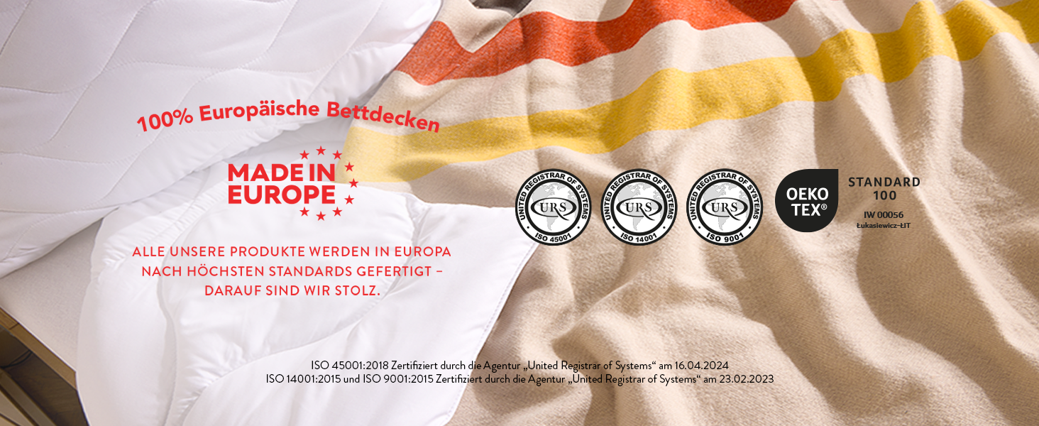 Ковдра John Cotton New Way 200x220 - інноваційна дихаюча ковдра для алергіків | Сертифікована Oeko-Test | Ідеальна для весни та осені | Тепла зимова ковдра 200x200 см