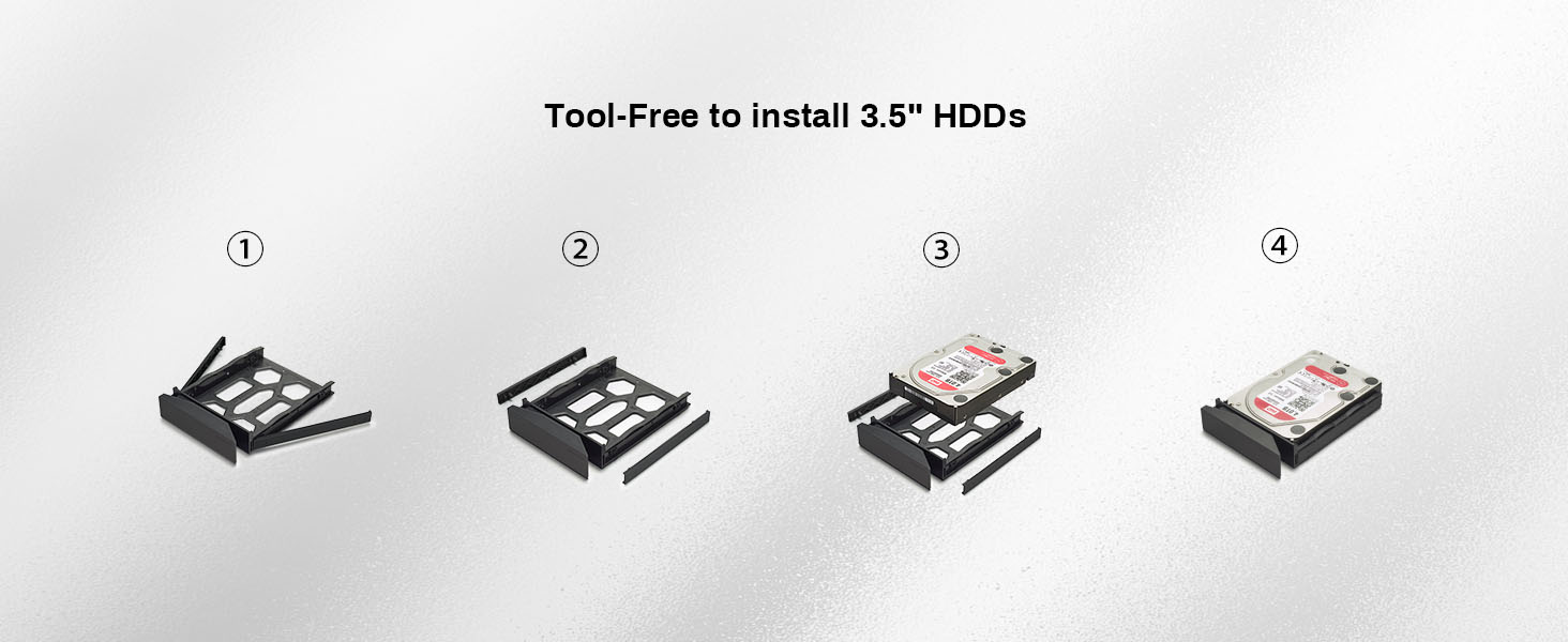 Зовнішній корпус для жорсткого диска Terramaster D4-320, 10Gbps, Diskless