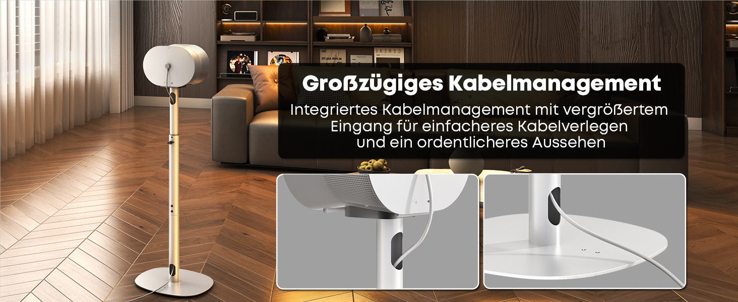 Регульовані підлогові стійки для акустики Sonos Era 100 та Era 300. Висота 74-99 см, міцна база, максимальне навантаження 5 кг (білий)