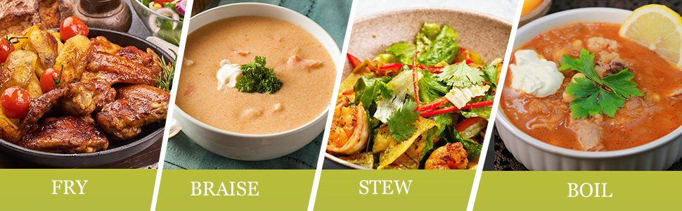 Набір каструль Scheffler 15tlg з антипригарним покриттям для індукційних плит, чорний (HL-21PS102)