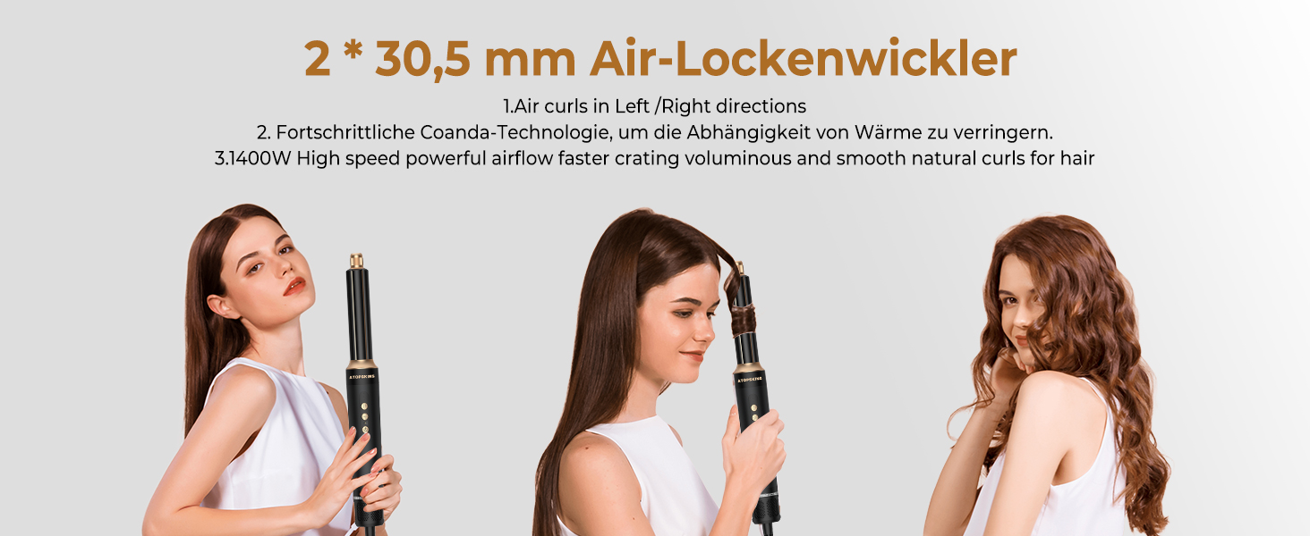 Мультистайлер Airstyler Pro 7-в-1: Фен, дифузор, локони, термощітка, випрямляч, чорний