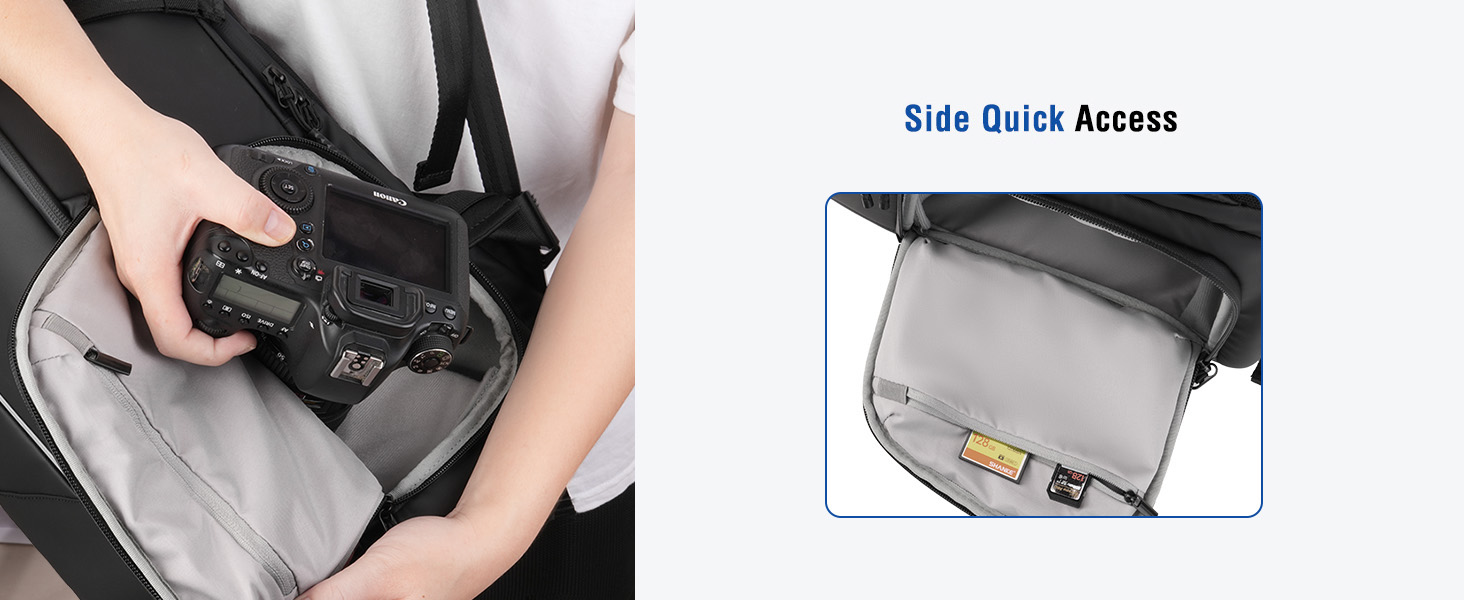 MOSISO Рюкзак для фотокамери, водонепроникний, для Canon/Nikon/Sony, з відділенням для ноутбука 16
