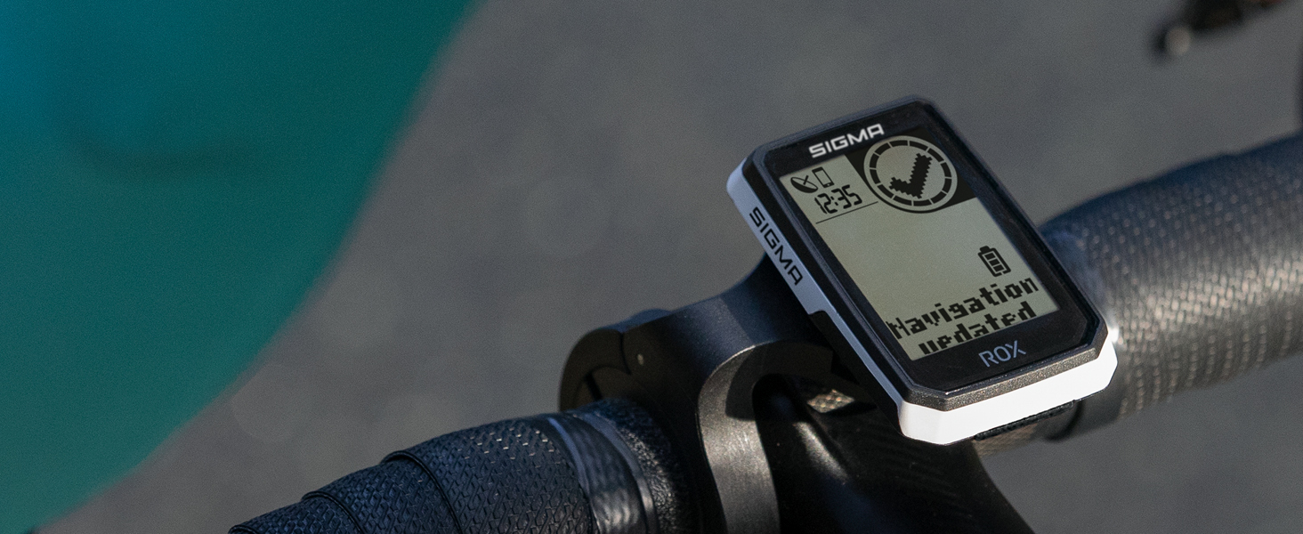 Велокомп'ютер SIGMA ROX 2.0 GPS, бездротовий, чорний, навігація, сумісний з електровелосипедом, USB-C, ANT+, BLE, водонепроникний IPX7, легке встановлення, велотахометр