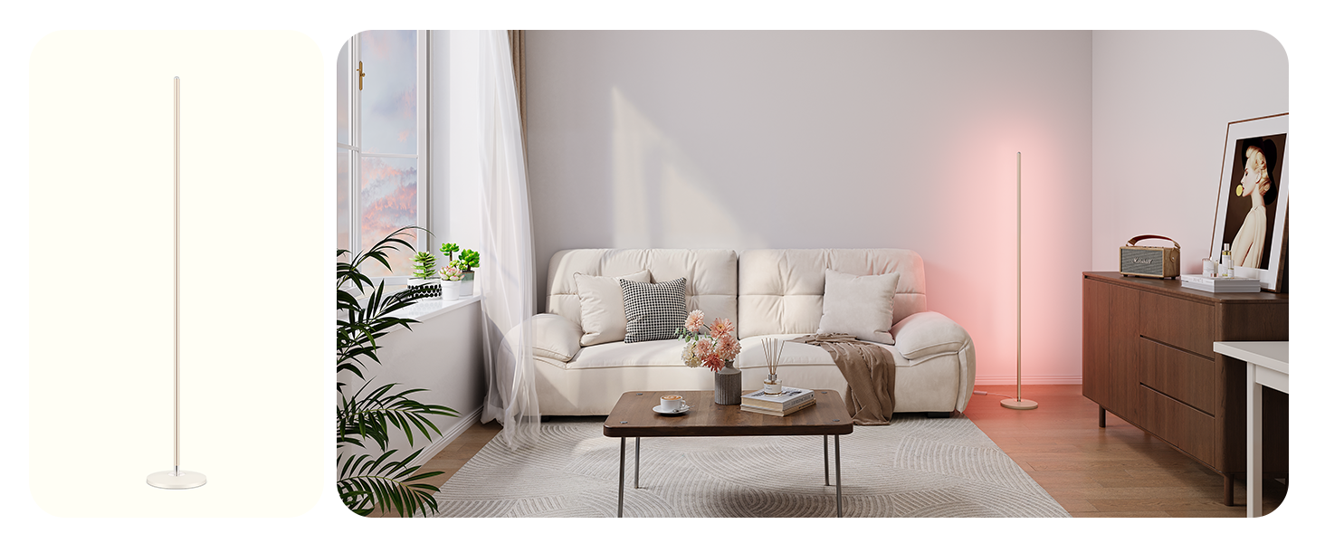 Govee LED-лампа настільна RGBIC, Wi-Fi, диммування, сумісна з Alexa та Google Assistant, 16 млн кольорів, 58 режимів, музичний режим, DIY для ігор та спальні (Золотий, 1 шт.)