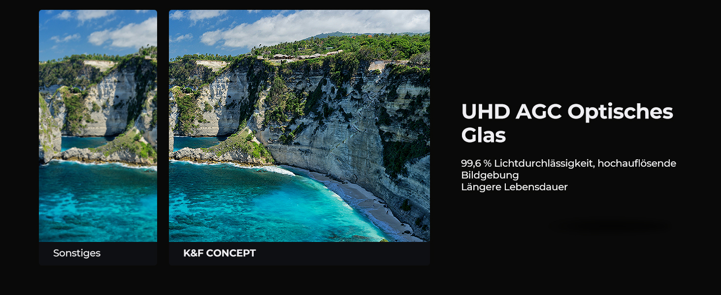 Фільтр UV K&F Concept Nano X-Serie 72mm Schott-Glas, 28 шарів MC, Super Slim