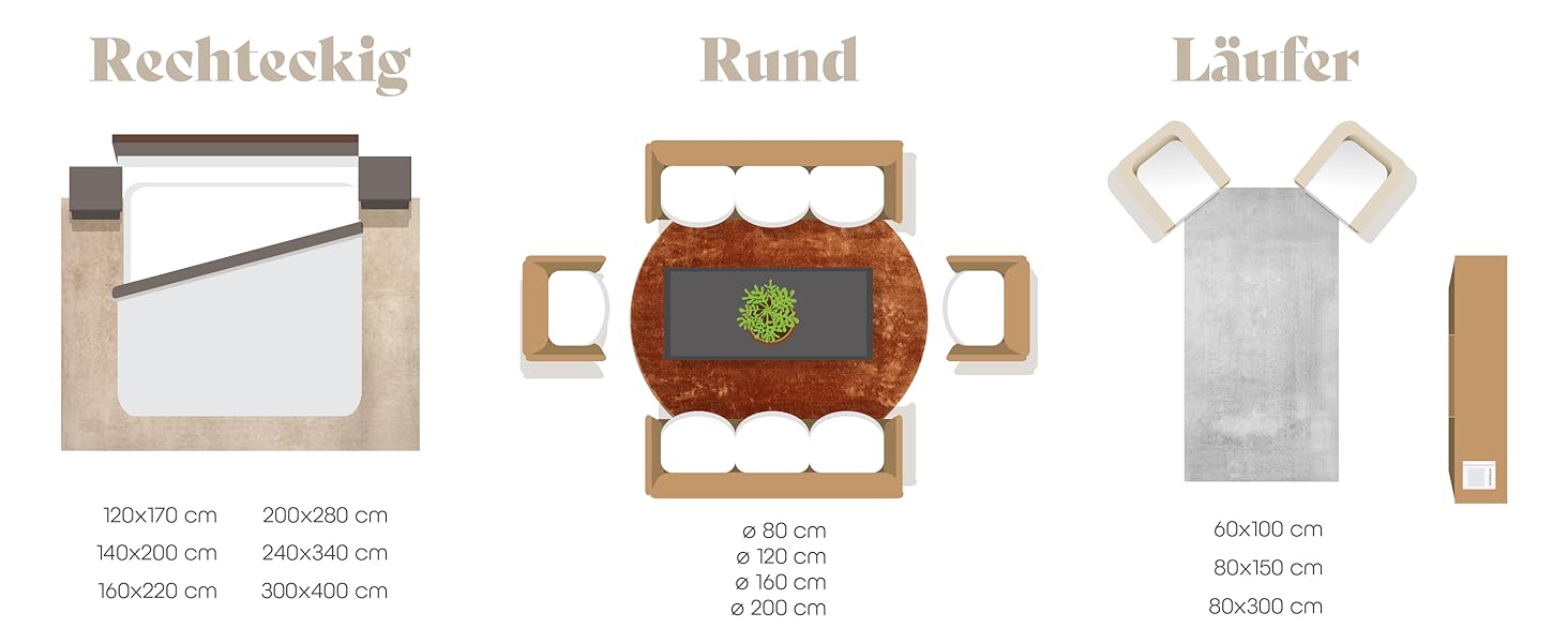 Килимок для вітальні TT Home Kurzflor: антиковзаюча підкладка, однотонний, сучасний, машинне прання, колір антрацит, розмір 140x200 см
