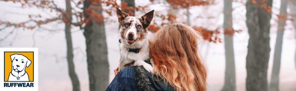 Нашийник для собак RUFFWEAR Crag, світловідбивний, зручний, для щоденного використання, зелений, 51–66 см