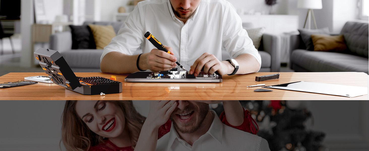 Набір викруток JOREST 155 в 1: міні-набір для ремонту Macbook, Laptop, PC, RC, PS5, Switch, Xbox, iPhone, годинників та окулярів