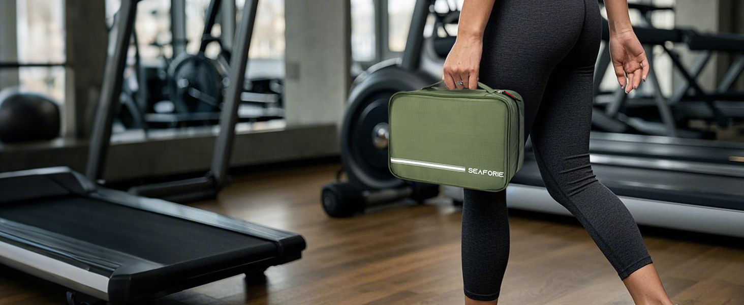 Сумка-органайзер для туалетних аксесуарів, велика дорожня сумка-мішечок для жінок та чоловіків, 4-в-1 водонепроникна, для подорожей/кемпінгу, армійний зелений