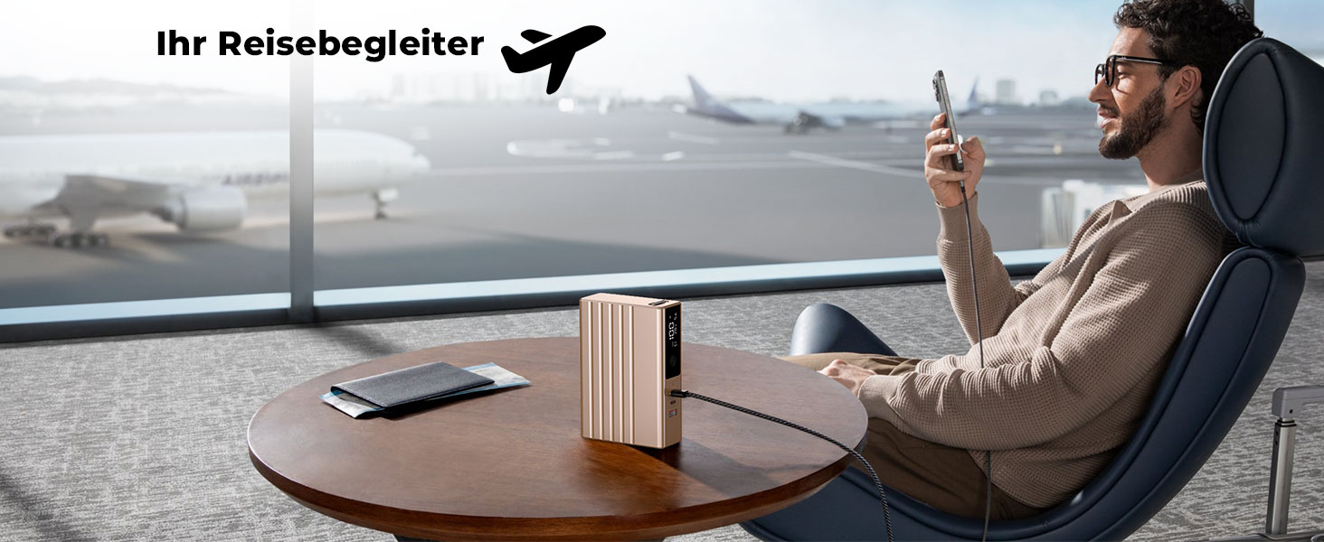 Power Bank KU XIU 25000mAh 100W з 3 портами, LCD-дисплеєм, PD 3.0 для MacBook, iPhone, Galaxy, iPad (Зелений)