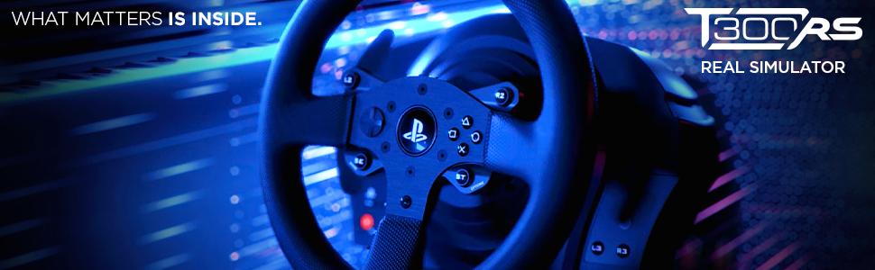 Руль для перегонів Thrustmaster T300 Integral Alcantara з Force Feedback для PS5, PS4, PC