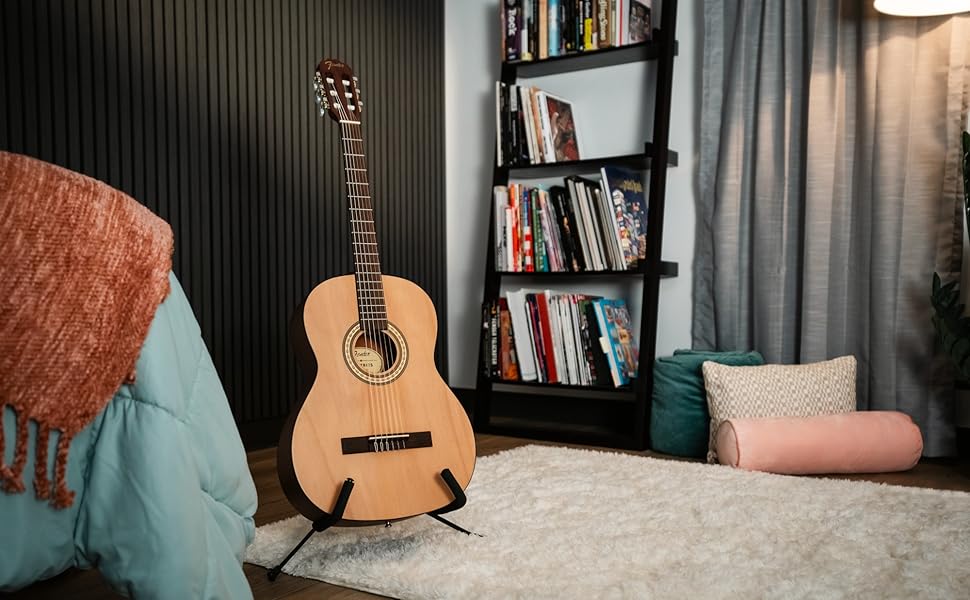 Акустична гітара Fender 3/4 FA-25N з палісандровим гриф, натуральний колір