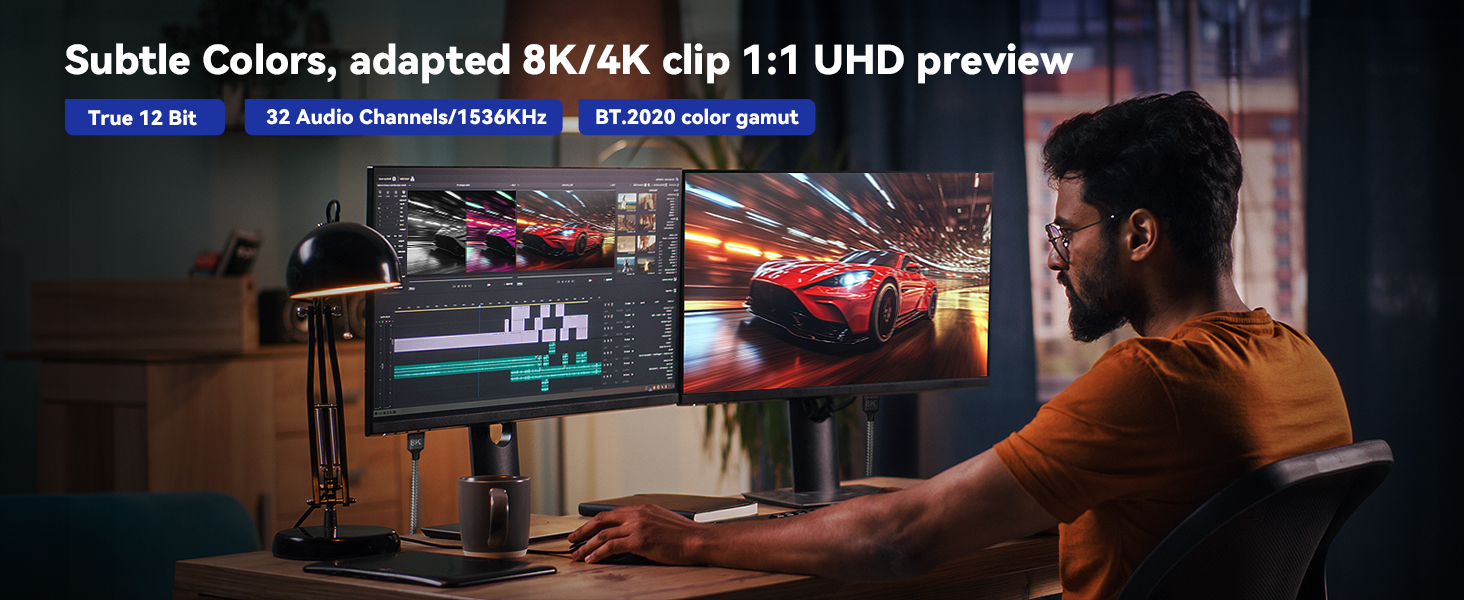 ARISKEEN HDMI 2.1 Кабель 8K, 7.5м, 48Gbps, Nylon, Підтримка 8K@60Hz, 4K@120Hz, сумісний з PS5/4, TV, монітором, Blu-ray, Soundbar, DVD, ноутбуком