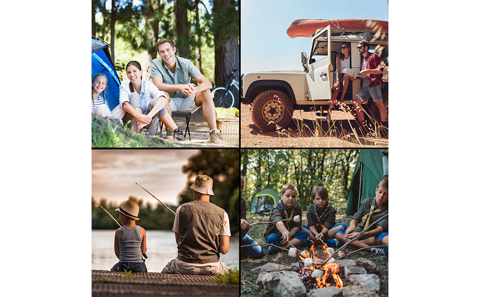 Надувне ліжко для кемпінгу Alpidex - розкладне, блакитне, до 200 кг, з кишенею, м'яке, для відпочинку на природі та вдома