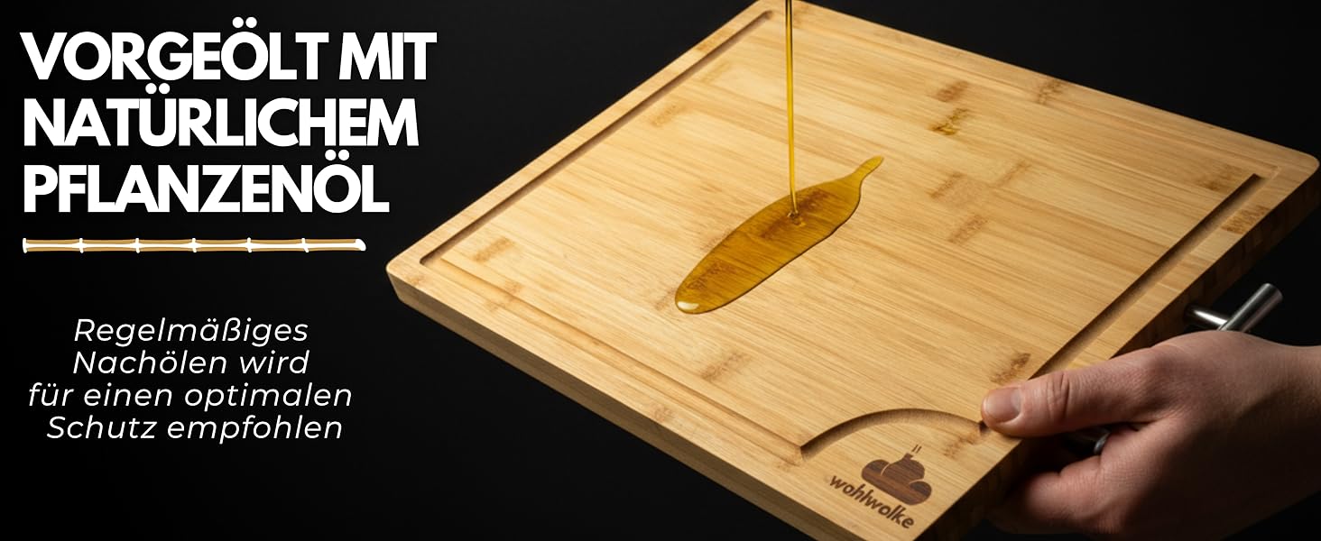 Двостороння обробна дошка з нержавіючої сталі та бамбуку | Кухонна дошка з жолобком для соку та металевим руків'ям | Антибактеріальна дерев'яна дошка для кухні | Велика дошка з бамбуку | Розділочна дошка 40x30x2 см