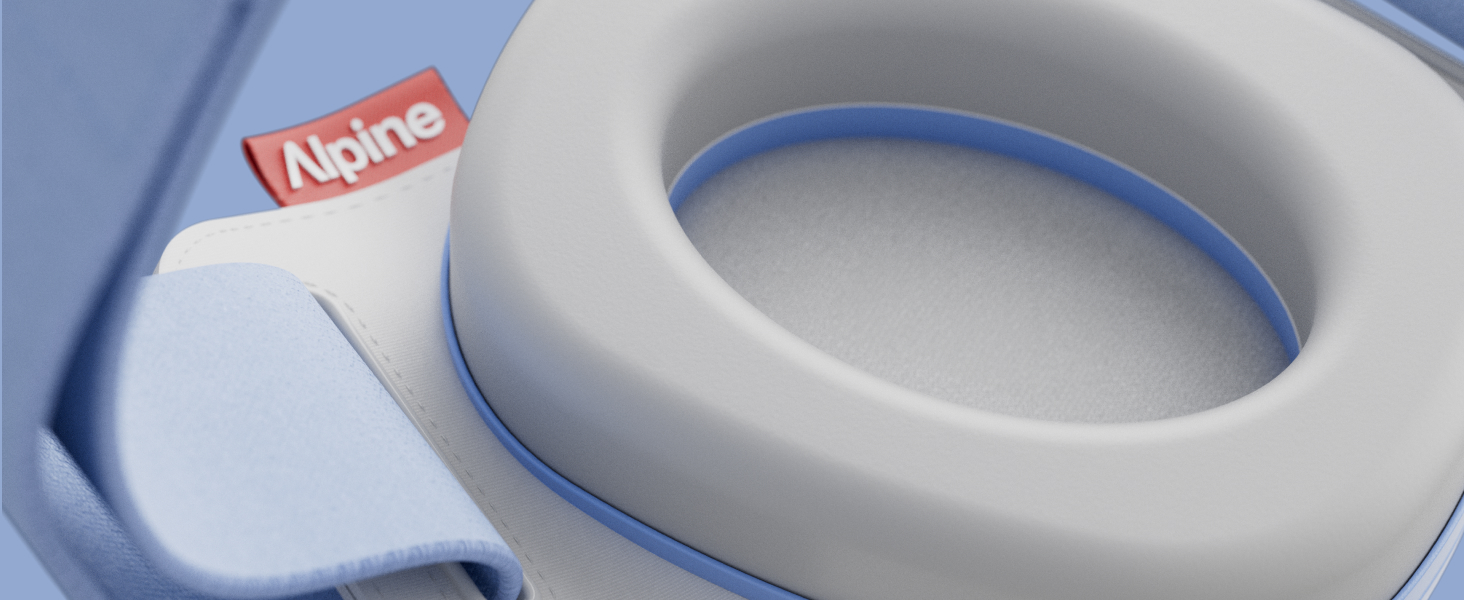 Дитячі навушники Alpine Muffy Baby Klassik - захист від шуму для малюків до 36 місяців, чорний (комфорт - блакитний)