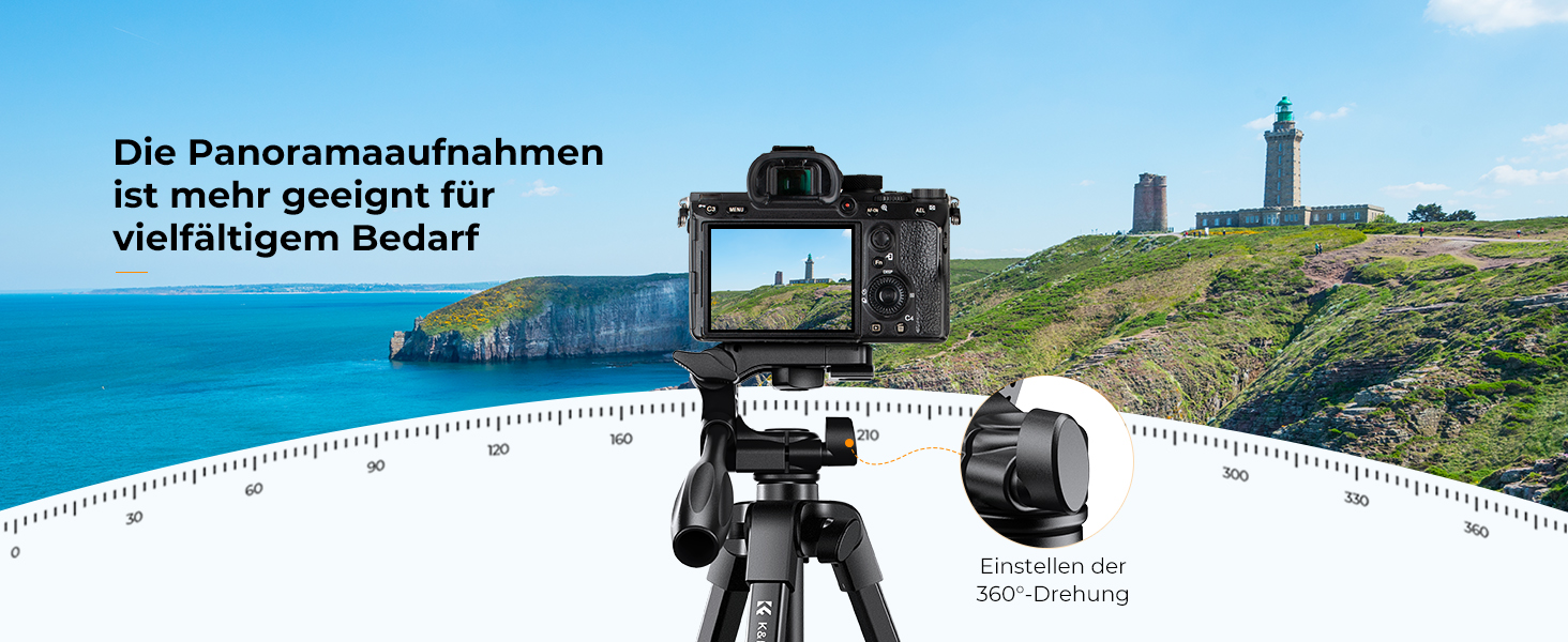 Штатив K&F Concept NT510: легкий штатив 152 см з Bluetooth пульт для Canon, Nikon, Sony та смартфонів