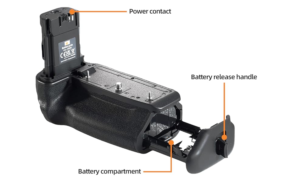 Батарейний хват DSTE BG-R10 сумісний з Canon EOS R5 R5C R6 R6 Mark II