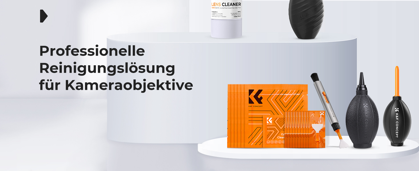 Набір мікрофібрових серветок K&F CONCEPT (6 шт.) для чищення камери, об'єктива, екрану та оптики