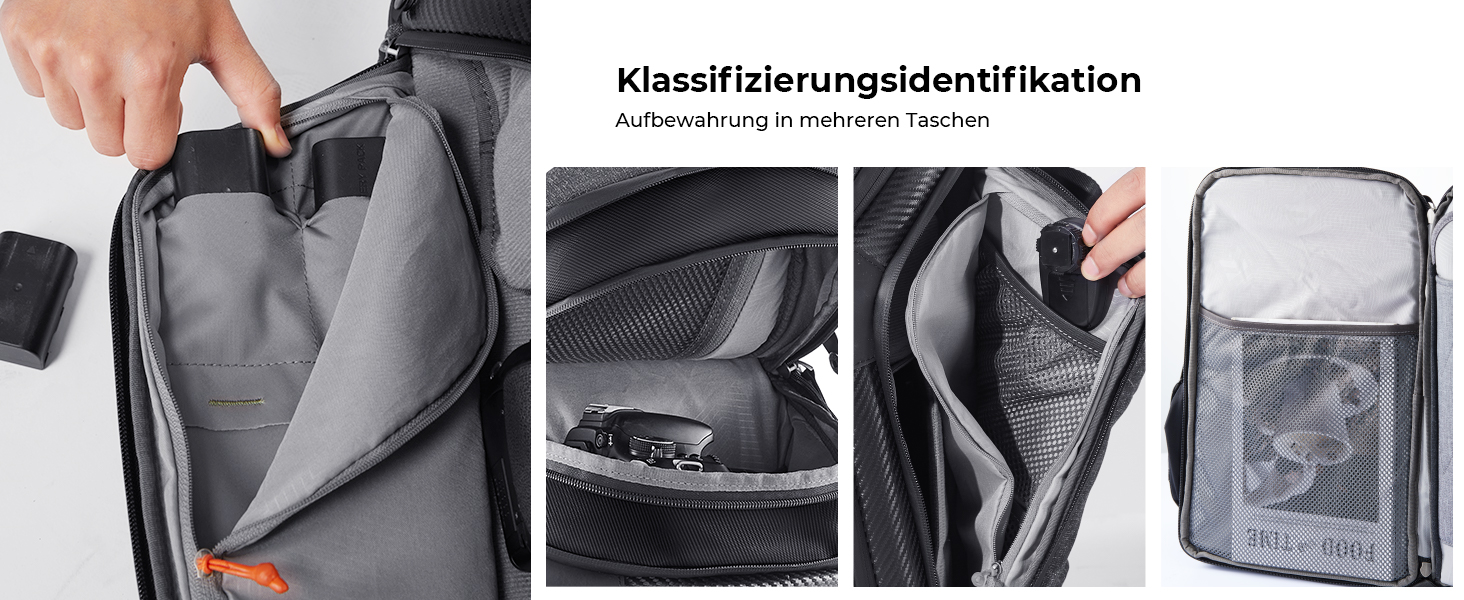 Водонепроникний рюкзак для камери K&F Concept, для 2 камер та 15.6