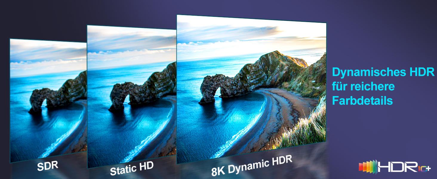 HDMI 2.1 кабель Snokco 10K 8K 3 метри, сертифікований, 48Gbps, Ultra High Speed, 4K 240Hz, 8K 60Hz, eARC, HDCP 2.3, DTS:X, HDR10+, для TV, монітора, проектора, Roku, PS5, X-box