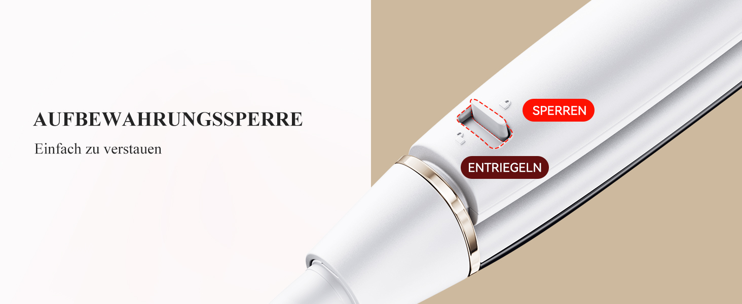 ANLAN 2-в-1 випрямляч та завивачка для волосся, професійний іонізатор, антистатичний, з червоним та інфрачервоним світлом, для гладкого та блискучого волосся, керамічне покриття 150-230°C, LCD-дисплей