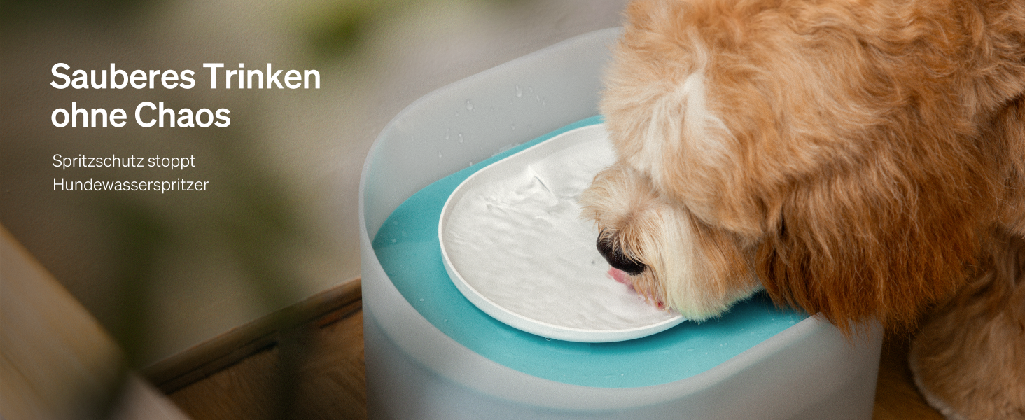 PETLIBRO фонтанчик для собак і котів, 8 л, білий, тихий (26 дБ), анти-розливний захист, легко миється, підходить для великих собак та кількох котів