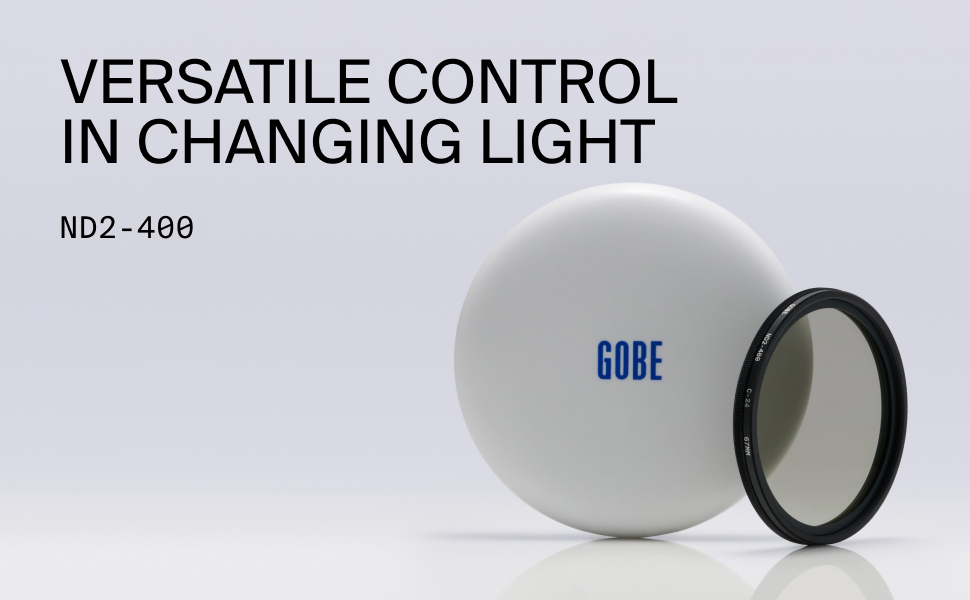 Варіабельний нейтральний фільтр Gobe NDX 67mm ND2-400 для фотооб'єктивів