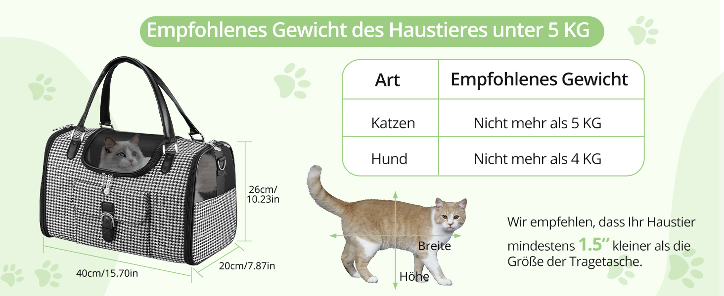 Транспортна сумка для собак та котів, переноска для тварин, дихаюча, з плечовим ременем та кишенями, до 5 кг (40x26x20 см)
