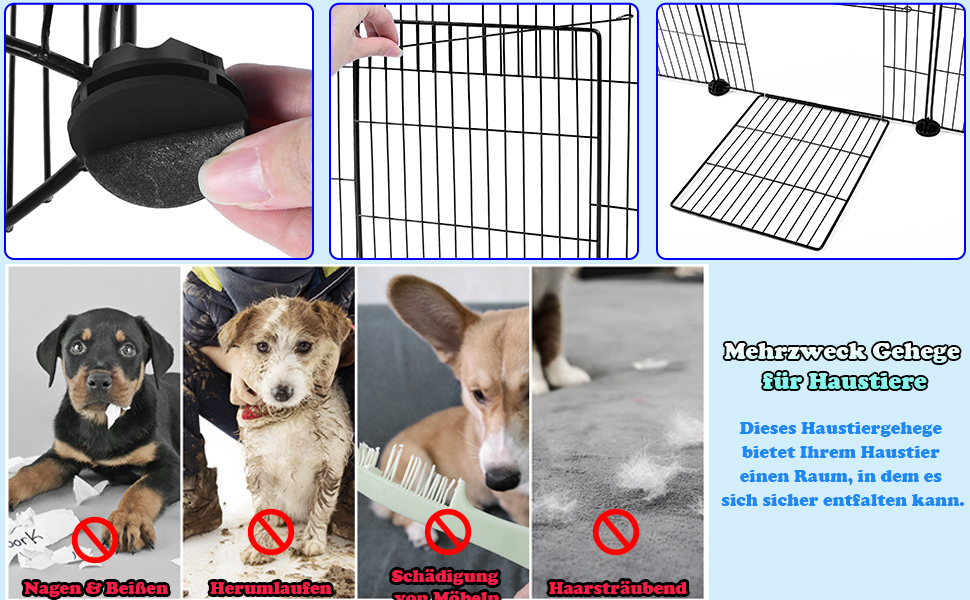 Клітка-вольєр для кроликів та інших дрібних тварин Froadp 142x72x36cm (12 частин)