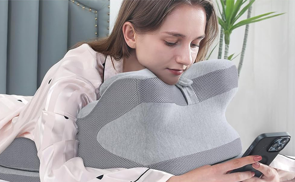 Підкови для ліжка та дивану, подушка для читання з піною Memory, ергономічна подушка для спини, шиї та ніг, подушка від рефлюксу, знімний чохол для ліжка, дивану, сидіння, сну та читання