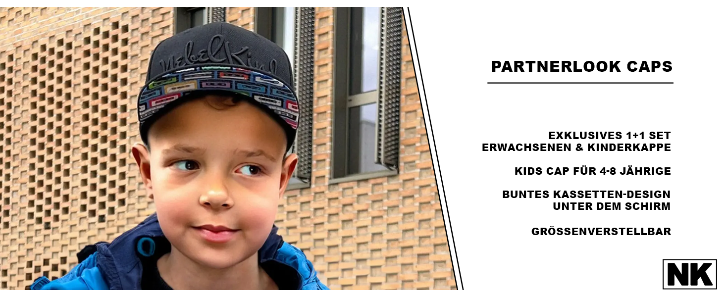 Кепка Snapback Nebelkind для чоловіків та жінок, унісекс, регульована, стильна, streetwear, бейсболка з прямим козирком, ретро (чорний, багатокольоровий)