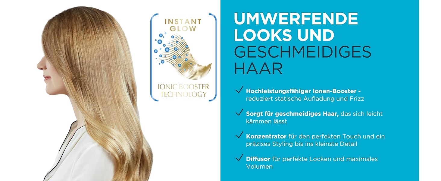 Фен Rowenta x Karl Lagerfeld Studio Dry CV581L: Ефективність та Стиль, 6 режимів, Thermo Control, Чорний/Червоний