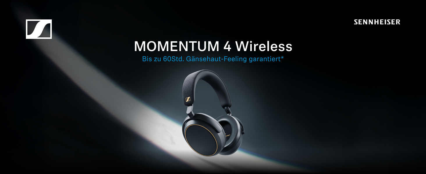 Навушники бездротові Sennheiser Momentum 4 Wireless з шумозаглушенням, Bluetooth, чорно-мідні