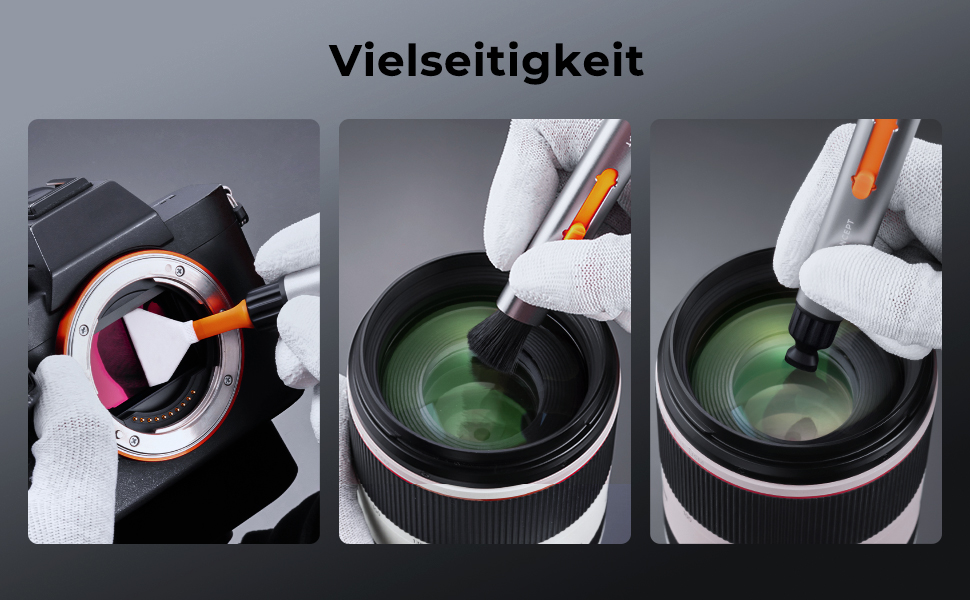 Набір для чищення об'єктивів K&F Concept 15-в-1 (23-в-1) з рідиною для чищення оптики