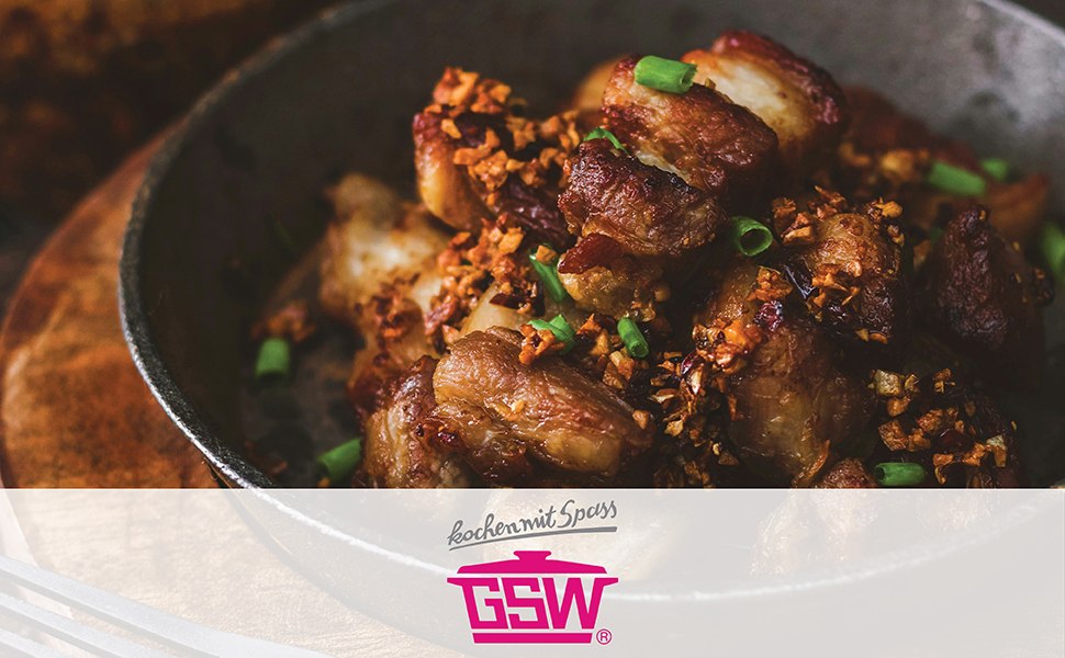 Grillmeister GSW 413251 Пательня гриль алюмінієва з 2 виливами 28x28 см чорна