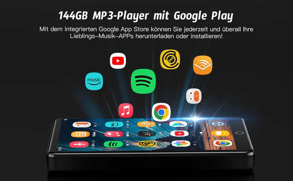 MP3 плеєр 160GB з Bluetooth та WiFi, 5