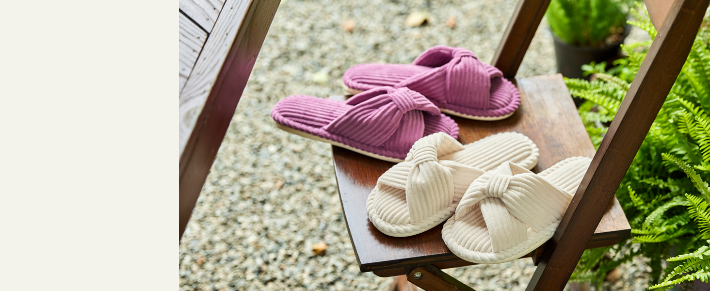 Чантому Хаусшухе для жінок: домашні тапочки з меморі-піною, зручні, з відкритим носком, ковдраний велюр, антиковзаючі, для дому, спальні, ванної кімнати, розмір 39/40 EU, бежеві