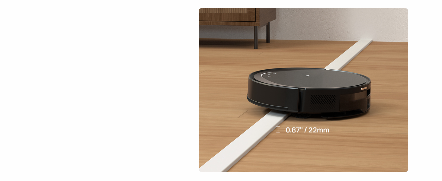 Робот-пилосос Tapo RV20 Max Plus з функцією миття та автоматичною станцією самостійного очищення, 5300Pa потужність всмоктування, 83 мм товщина, сумісний з Alexa & Google Assistant, керування через додаток