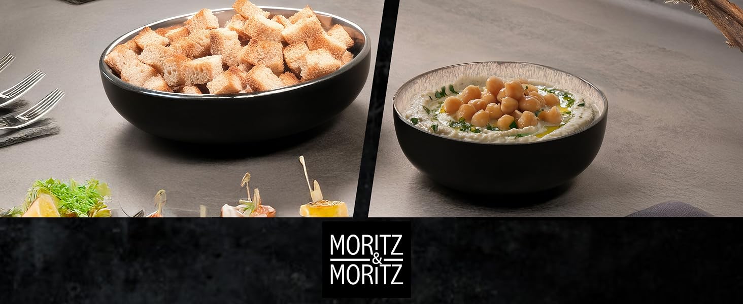 Набір посуду Moritz & Moritz VIDA на 12 осіб (36 предметів) - сучасний керамічний посуд для ресторану, мікрохвильовки та посудомийної машини
