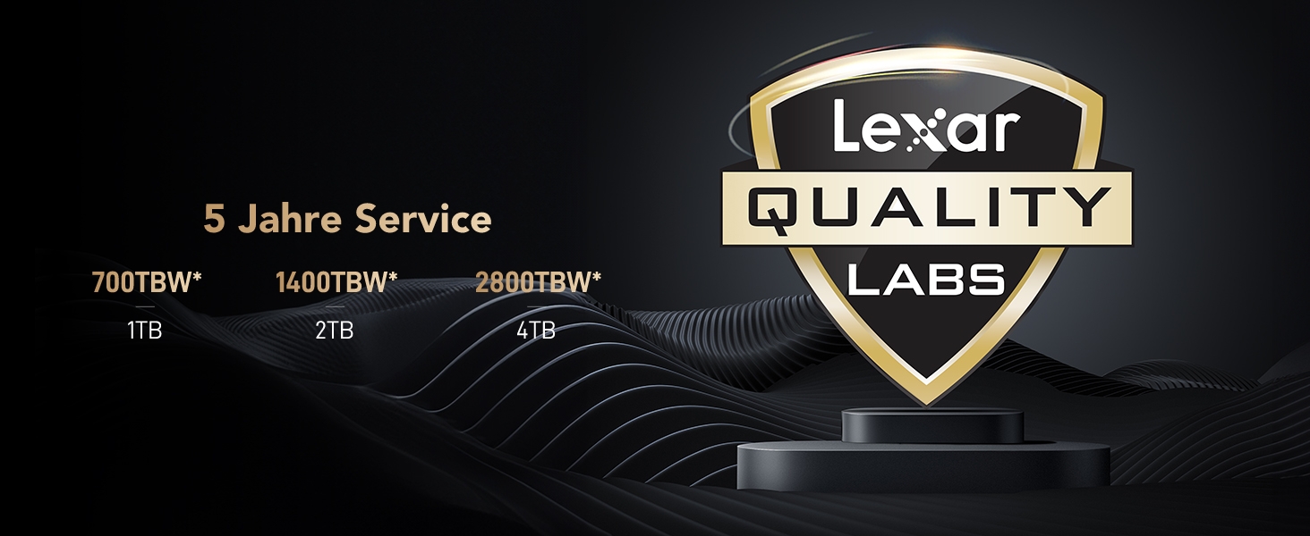 Lexar NM1090 PRO 1TB - SSD PCIe 5.0 Gen5 NVMe: до 14000 МБ/с, для AI, ігор та створення контенту (Laptop/PC)