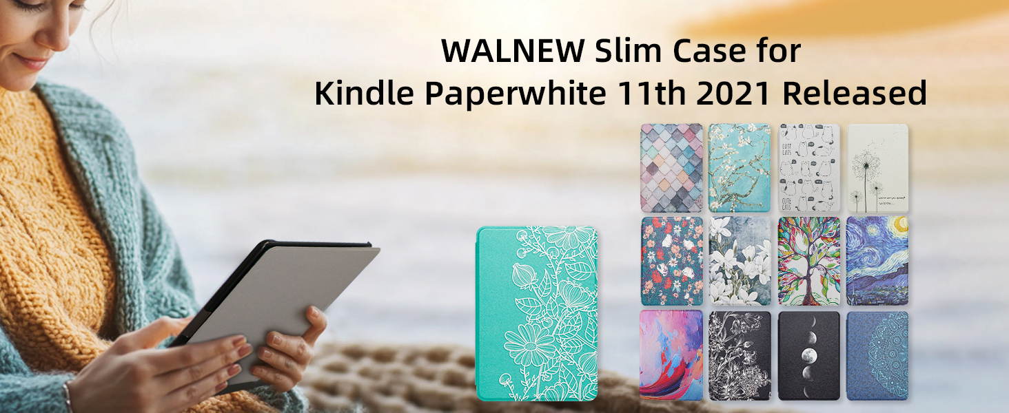 Чохол для Kindle Paperwhite 11 (M2L3EK/M2L4EK) з авто-вимкненням, Mandala, Kunstleder