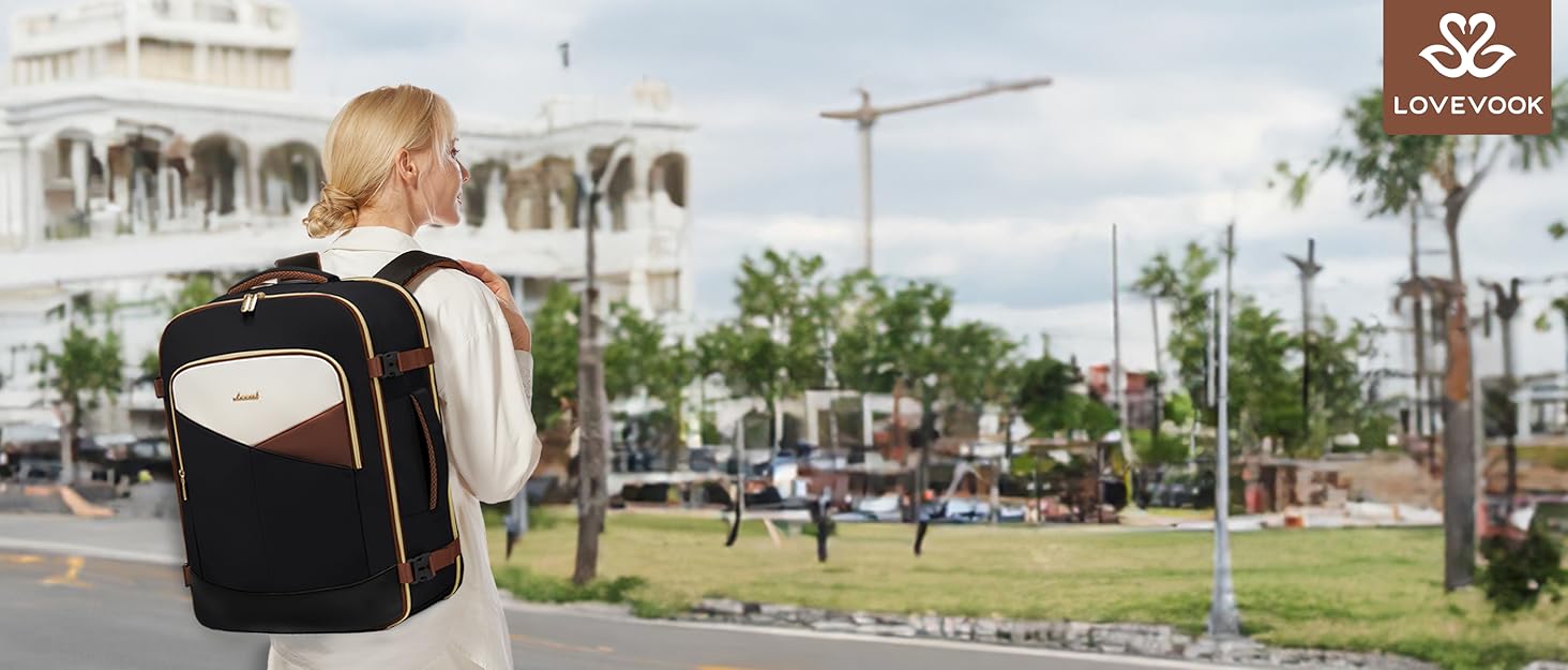 Рюкзак ручної поклажі OVEVOOK для подорожей, 40 л, водонепроникний, з відділенням для ноутбука 17