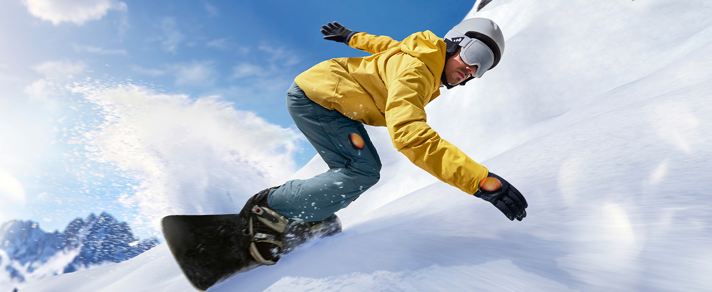 Електричні грілки для рук 2 шт. | USB, 3 режими нагріву, 20 годин тепла, для активного відпочинку та дому, чорний