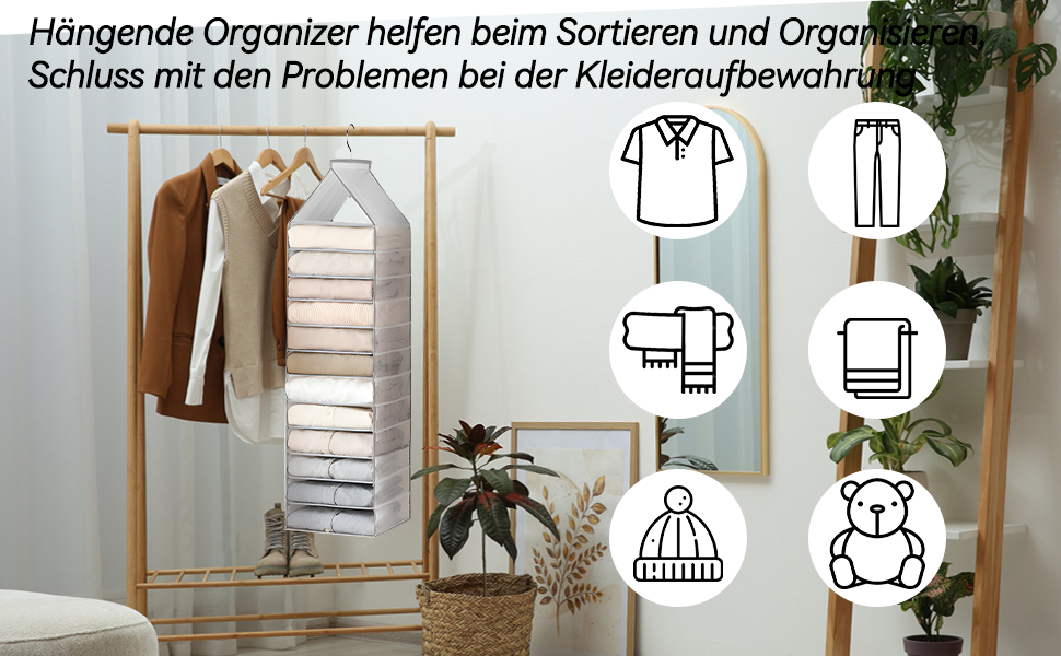 Чохли для одягу, 2 шт. (110x60x25 см), дихаючі сумки для одягу на блискавці, сірий колір