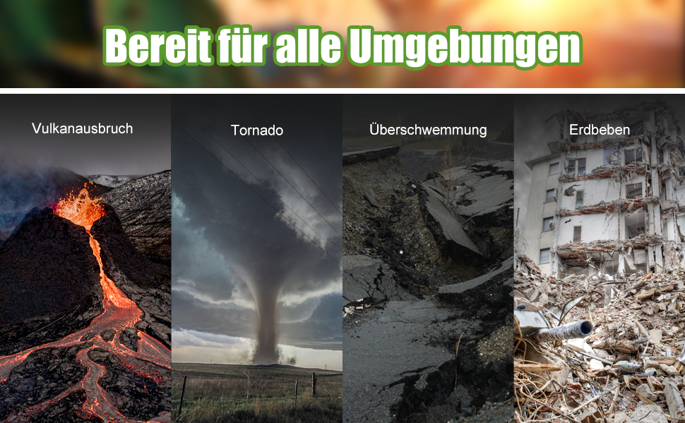 Радіостанція UMTTOO 5000 mAh з сонячною панеллю, Bluetooth, Powerbank, LED ліхтарик, SOS, для надзвичайних ситуацій
