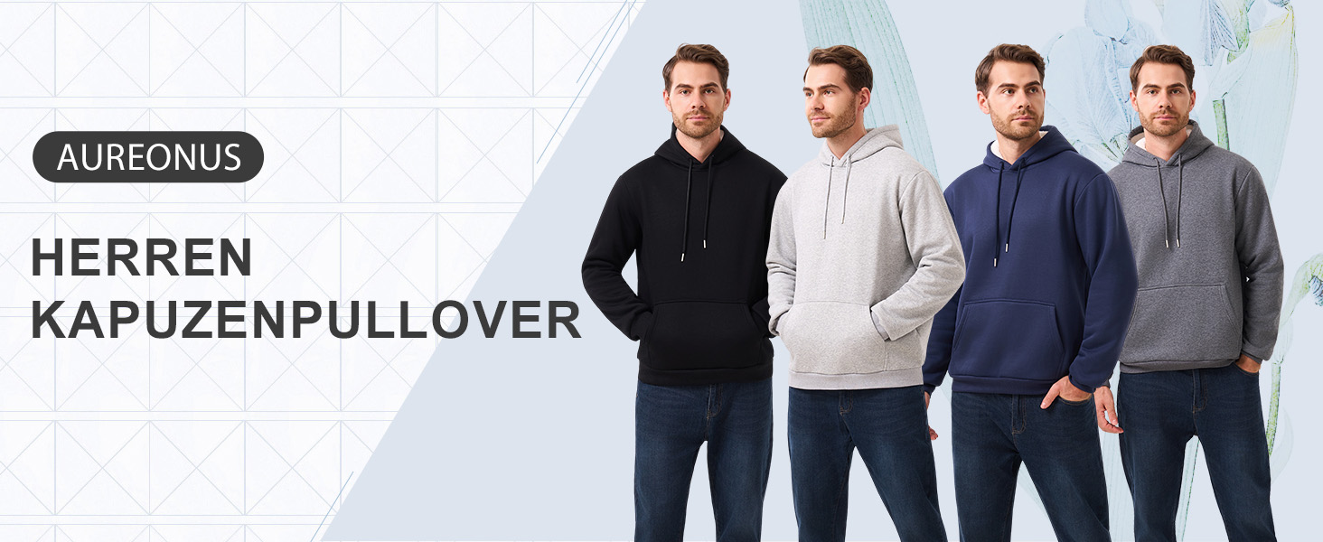 Чоловічий теплий світшот з капюшоном, чорного кольору, розмір S