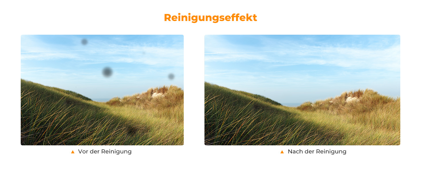 Очищувач об'єктивів K&F Concept: м'який пензлик для чищення цифрових камер, об'єктивів, лінз та фільтрів