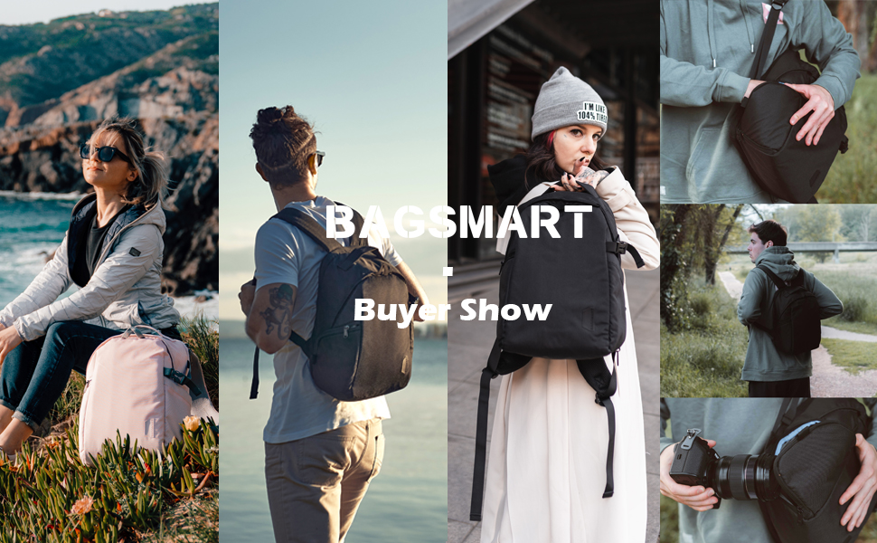 Bagsmart Рюкзак для фотокамери, DSLR/SLR, з відділенням для ноутбука 13.3